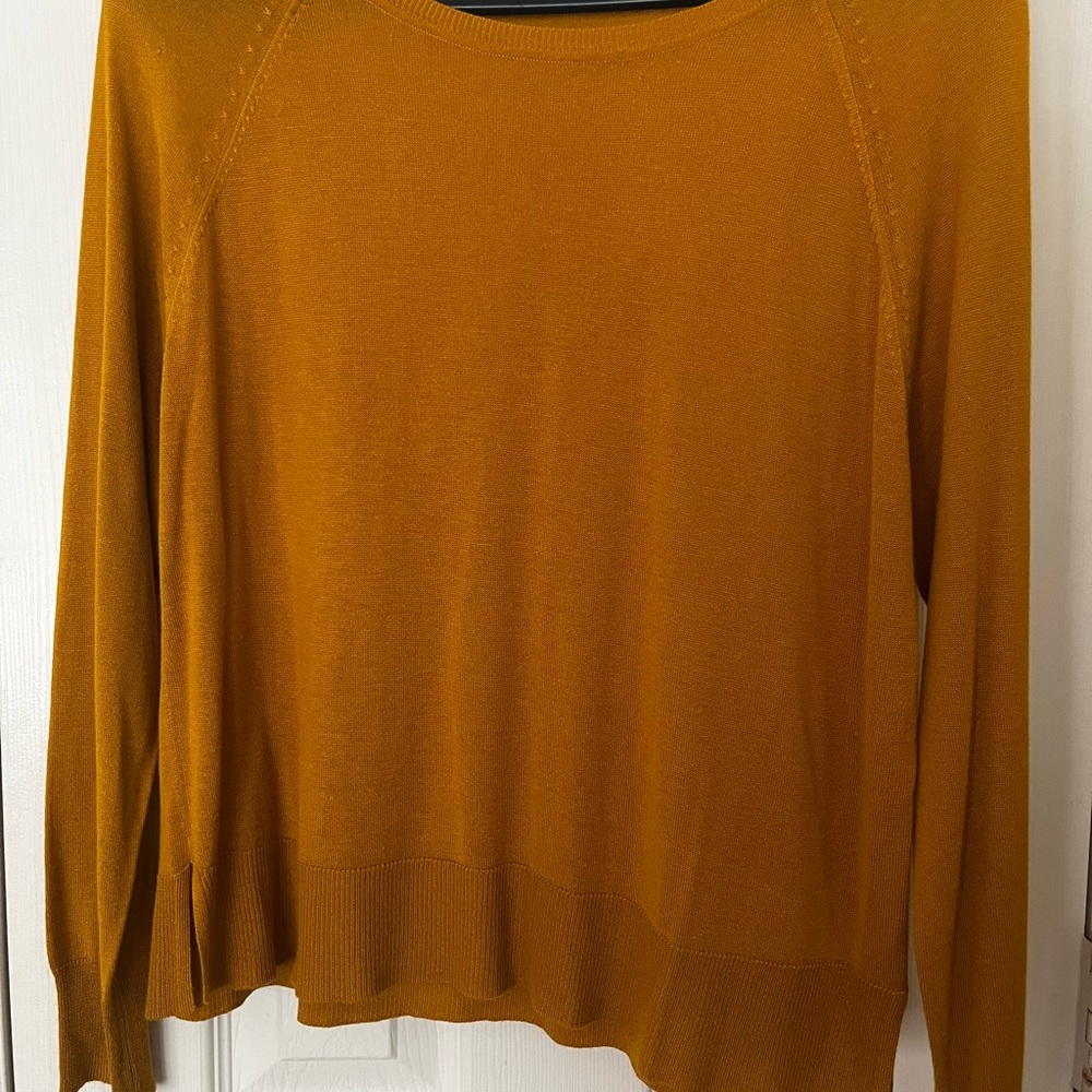 Zara Golden Knit Top